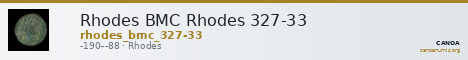 Rhodes BMC Rhodes 327-33 — CANOA