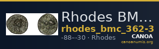 Rhodes BMC Rhodes 362-3 — CANOA