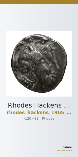 Rhodes Hackens 1965 p. 522, 14-24 — CANOA