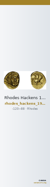 Rhodes Hackens 1965 p. 522, 25-6 — CANOA