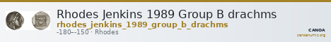Rhodes Jenkins 1989 Group B drachms — CANOA
