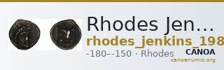 Rhodes Jenkins 1989 Group B hemidrachms — CANOA