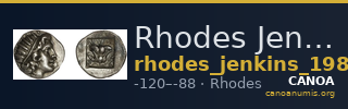 Rhodes Jenkins 1989 Group D drachms — CANOA