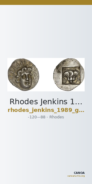 Rhodes Jenkins 1989 Group D hemidrachms — CANOA