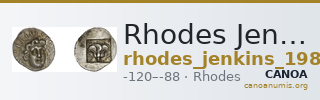 Rhodes Jenkins 1989 Group D hemidrachms — CANOA