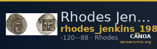 Rhodes Jenkins 1989 Group D hemidrachms — CANOA