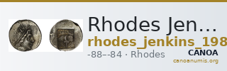 Rhodes Jenkins 1989 Group E drachms — CANOA
