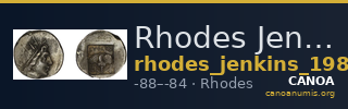 Rhodes Jenkins 1989 Group E drachms — CANOA