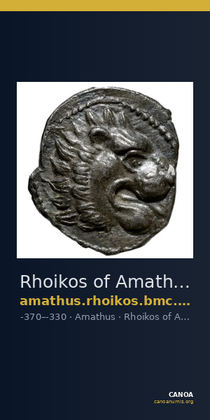 Rhoikos of Amathus Amathus BMC Amathus 18-23 — CANOA