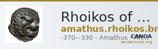 Rhoikos of Amathus Amathus BMC Amathus 18-23 — CANOA