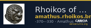 Rhoikos of Amathus Amathus BMC Amathus 18-23 — CANOA