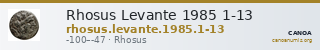 Rhosus Levante 1985 1-13 — CANOA