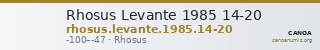 Rhosus Levante 1985 14-20 — CANOA