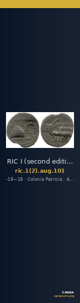RIC I (second edition) Augustus 101 — CANOA