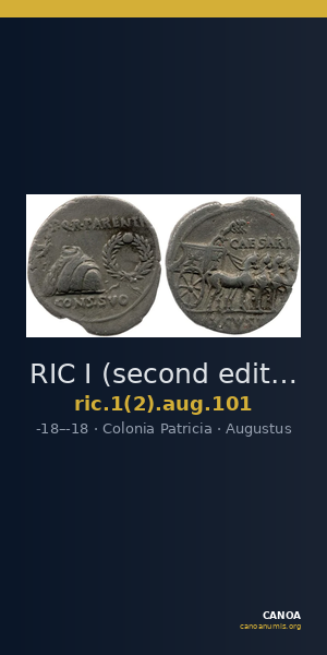 RIC I (second edition) Augustus 101 — CANOA