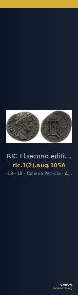 RIC I (second edition) Augustus 105A — CANOA