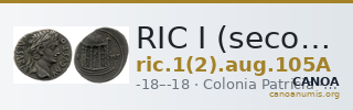 RIC I (second edition) Augustus 105A — CANOA