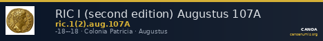 RIC I (second edition) Augustus 107A — CANOA