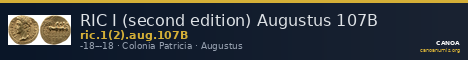 RIC I (second edition) Augustus 107B — CANOA