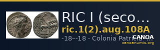 RIC I (second edition) Augustus 108A — CANOA