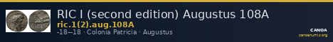 RIC I (second edition) Augustus 108A — CANOA
