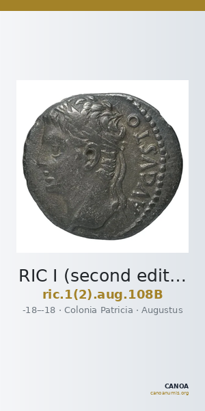 RIC I (second edition) Augustus 108B — CANOA