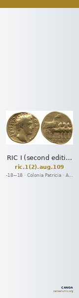 RIC I (second edition) Augustus 109 — CANOA