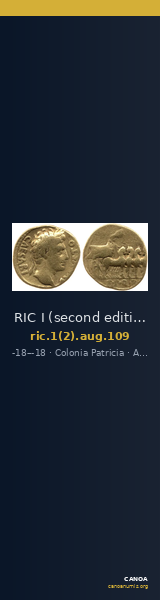 RIC I (second edition) Augustus 109 — CANOA