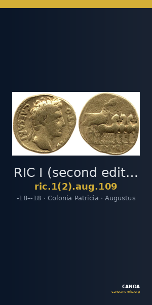 RIC I (second edition) Augustus 109 — CANOA