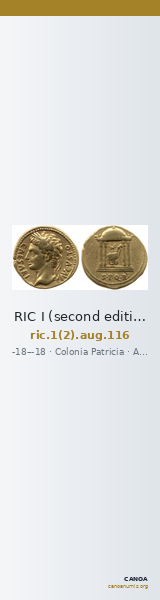 RIC I (second edition) Augustus 116 — CANOA