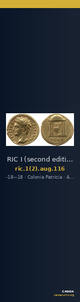 RIC I (second edition) Augustus 116 — CANOA