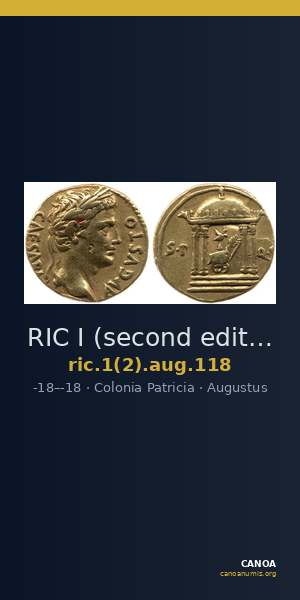 RIC I (second edition) Augustus 118 — CANOA