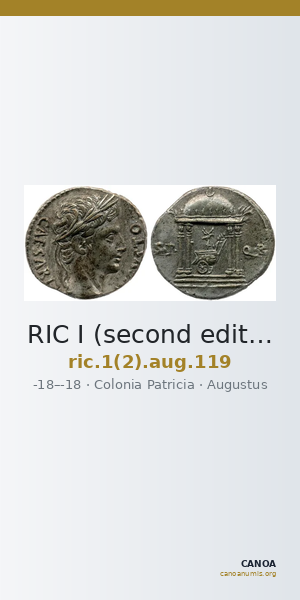 RIC I (second edition) Augustus 119 — CANOA