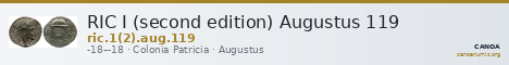 RIC I (second edition) Augustus 119 — CANOA