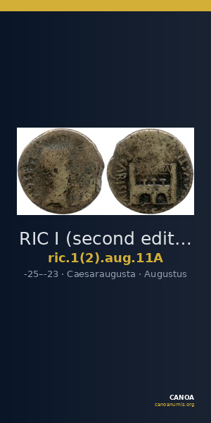RIC I (second edition) Augustus 11A — CANOA