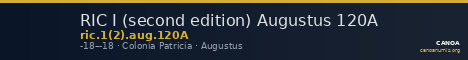RIC I (second edition) Augustus 120A — CANOA
