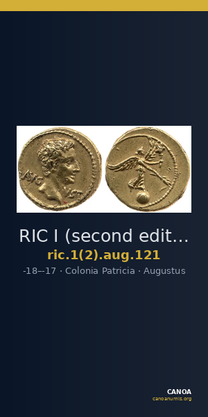 RIC I (second edition) Augustus 121 — CANOA
