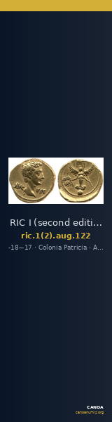 RIC I (second edition) Augustus 122 — CANOA