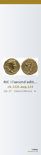 RIC I (second edition) Augustus 123 — CANOA