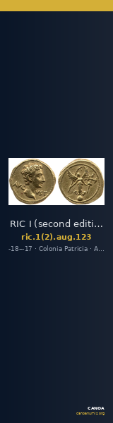 RIC I (second edition) Augustus 123 — CANOA