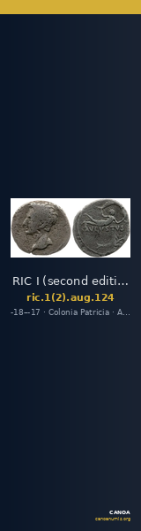 RIC I (second edition) Augustus 124 — CANOA