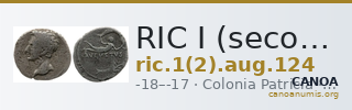 RIC I (second edition) Augustus 124 — CANOA