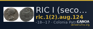 RIC I (second edition) Augustus 124 — CANOA
