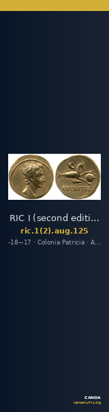 RIC I (second edition) Augustus 125 — CANOA