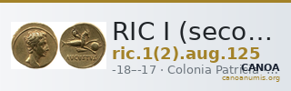 RIC I (second edition) Augustus 125 — CANOA