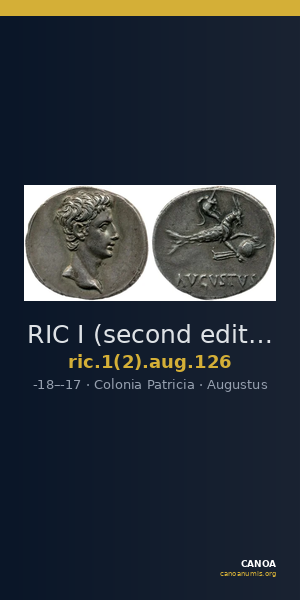 RIC I (second edition) Augustus 126 — CANOA