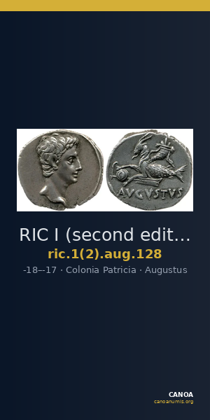 RIC I (second edition) Augustus 128 — CANOA