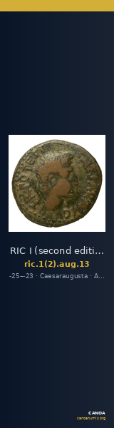 RIC I (second edition) Augustus 13 — CANOA