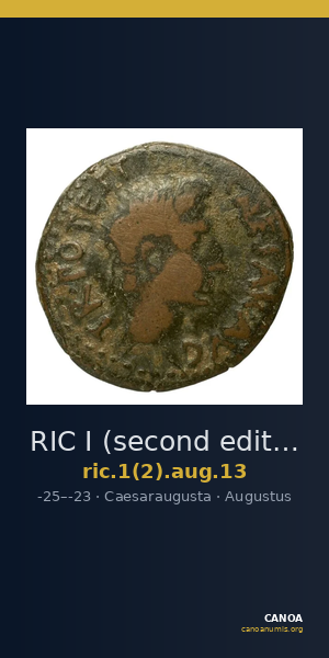 RIC I (second edition) Augustus 13 — CANOA