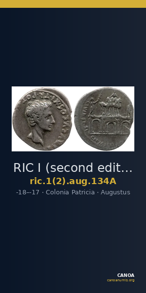 RIC I (second edition) Augustus 134A — CANOA